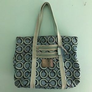 Blue Coach Bag